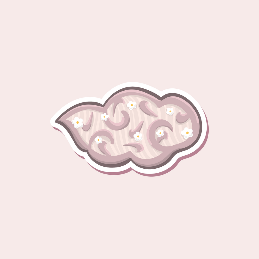 Sticker Cloudy Swoosh